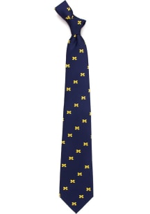 Michigan Wolverines Pattern Mens Tie