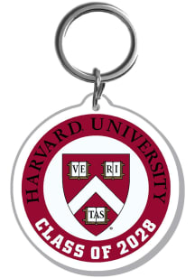 Harvard Crimson 2028 Acrylic Key Tag Keychain - Maroon