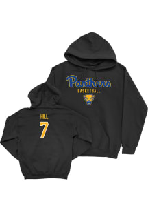 Jamisen Hill Campus Ink Pitt Panthers Youth NIL Panthers Long Sleeve Player Hoodie Black