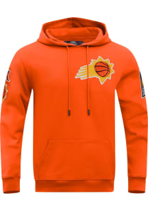 Pro Standard Phoenix Suns Mens Orange Classic Chenille Long Sleeve Hoodie