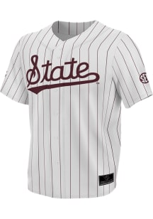 ProSphere Mississippi State Bulldogs Youth White Pinstripe Script Jersey