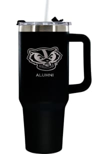 The Memory Company Wisconsin Badgers Alumni 40oz Stainless Steel Tumbler - Black