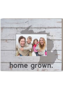 Michigan Whitewash Slat Photo Frame Picture Frame - Grey