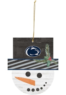 Penn State Nittany Lions Snowman Ornament - Blue