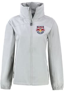 Cutter and Buck New York Red Bulls Womens Grey Charter Eco Light Weight Jacket