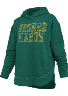 Pressbox George Mason University Womens Green Clairmont Crew Sweatshirt