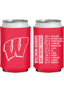 Wisconsin Badgers 2026 Football Schedule Coolie - Red