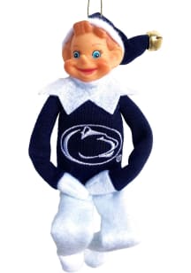 Penn State Nittany Lions 12inch Elf Ornament - Navy Blue