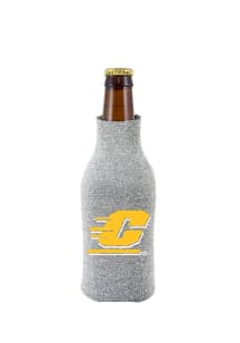Central Michigan Chippewas Glitter Bottle Coolie - Silver