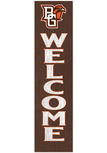 KH Sports Fan Bowling Green Falcons 11x46 Welcome Leaning Sign - Orange