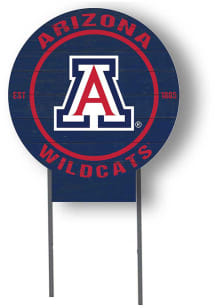 Arizona Wildcats KH Sports Fan 20x20 Color Logo Circle Yard Sign - Red