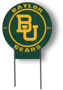 Baylor Bears KH Sports Fan 20x20 Color Logo Circle Yard Sign - Green
