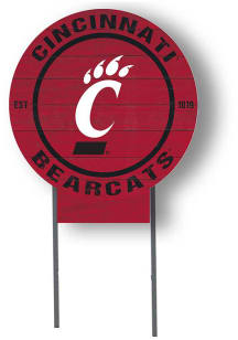 Cincinnati Bearcats KH Sports Fan 20x20 Color Logo Circle Yard Sign - Red