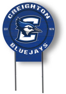 Creighton Bluejays KH Sports Fan 20x20 Color Logo Circle Yard Sign - Blue