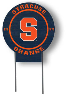Syracuse Orange KH Sports Fan 20x20 Color Logo Circle Yard Sign - Orange