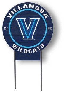 Villanova Wildcats KH Sports Fan 20x20 Color Logo Circle Yard Sign - Blue