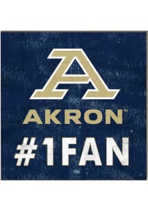KH Sports Fan Akron Zips 10x10 #1 Fan Sign - Blue