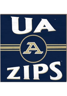 KH Sports Fan Akron Zips 10x10 Retro Sign - Blue
