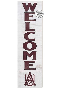 KH Sports Fan Alabama A&M Bulldogs 10x35 Welcome Sign - White