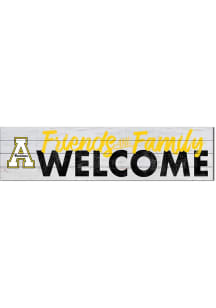 KH Sports Fan Appalachian State Mountaineers 40x10 Welcome Sign - Black