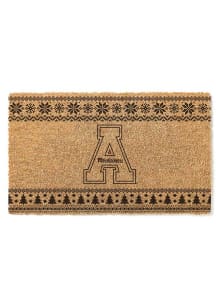 Appalachian State Mountaineers Holiday Logo Door Mat