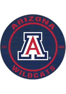 KH Sports Fan Arizona Wildcats 20x20 Colored Circle Sign - Cardinal