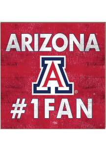 KH Sports Fan Arizona Wildcats 10x10 #1 Fan Sign - Cardinal