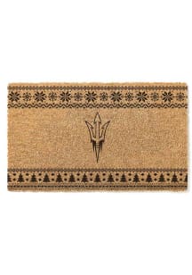 Arizona State Sun Devils Holiday Logo Door Mat