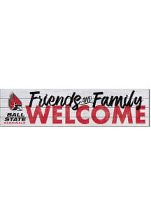 KH Sports Fan Ball State Cardinals 40x10 Welcome Sign - Cardinal
