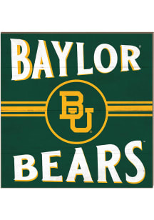 KH Sports Fan Baylor Bears 10x10 Retro Sign - Green