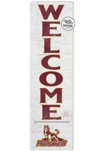 KH Sports Fan Bloomsburg University Huskies 10x35 Welcome Sign - White