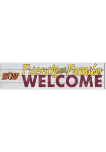 KH Sports Fan Bloomsburg University Huskies 40x10 Welcome Sign - Maroon