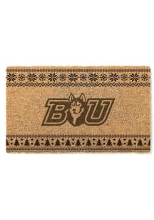 Bloomsburg University Huskies Holiday Logo Door Mat