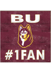 KH Sports Fan Bloomsburg University Huskies 10x10 #1 Fan Sign - Maroon