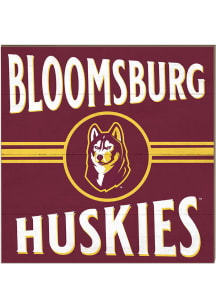 KH Sports Fan Bloomsburg University Huskies 10x10 Retro Sign - Maroon