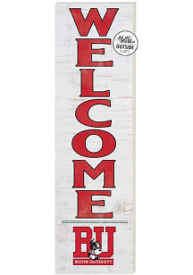 KH Sports Fan Boston Terriers 10x35 Welcome Sign - White