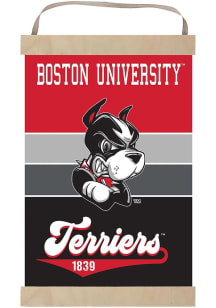 KH Sports Fan Boston Terriers Reversible Retro Banner Sign - Red