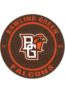 KH Sports Fan Bowling Green Falcons 20x20 Colored Circle Sign - Orange