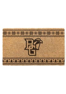 Bowling Green Falcons Holiday Logo Door Mat