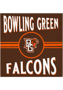 KH Sports Fan Bowling Green Falcons 10x10 Retro Sign - Orange