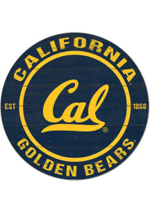 KH Sports Fan Cal Golden Bears 20x20 Colored Circle Sign - Blue