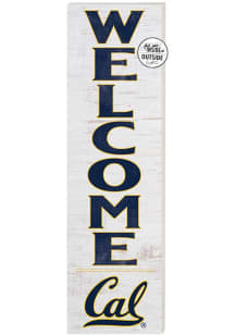 KH Sports Fan Cal Golden Bears 10x35 Welcome Sign - White