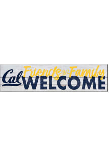 KH Sports Fan Cal Golden Bears 40x10 Welcome Sign - Blue