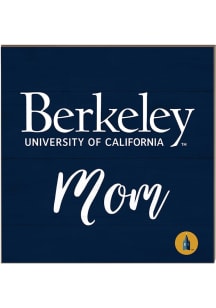KH Sports Fan Cal Golden Bears 10in x 10in Mom Sign - Blue