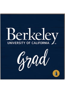 KH Sports Fan Cal Golden Bears 10in x 10in Grad Sign - Blue