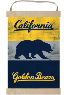 KH Sports Fan Cal Golden Bears Reversible Retro Banner Sign - Blue