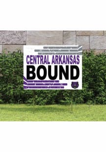 Central Arkansas Bears KH Sports Fan 18" x 24" Retro School Bound Yard Sign - Purple