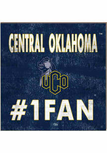 KH Sports Fan Central Oklahoma Bronchos 10x10 #1 Fan Sign - Blue