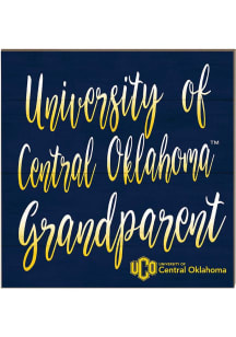 KH Sports Fan Central Oklahoma Bronchos 10in x 10in Grandparents Sign - Blue
