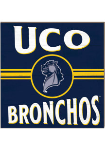 KH Sports Fan Central Oklahoma Bronchos 10x10 Retro Sign - Blue